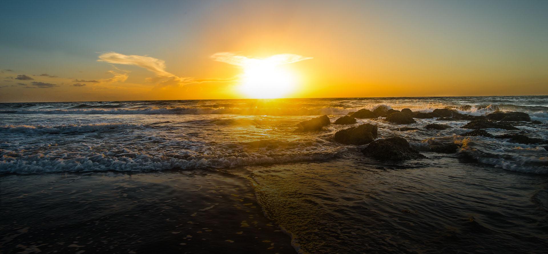 Sunset over the Ocean